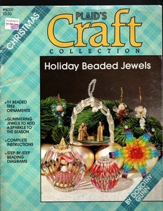 Vintage - Craft Collection - Holiday Beaded Jewels - 1986 - Picture 1 of 4