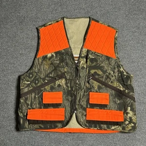 Gamehide Vest Men XL Gamebird Front Loader Upland Blaze Orange Hunting Mossy Oak - Picture 1 of 14