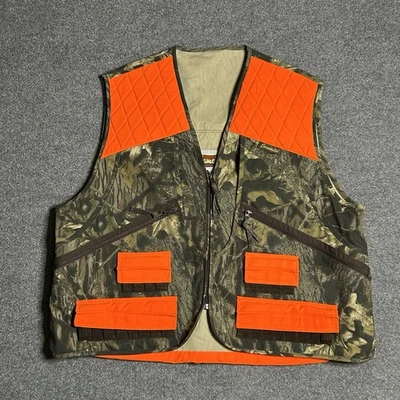 Gamehide Vest Men XL Gamebird Front Loader Upland Blaze Orange Hunting Mossy Oak - Image 1 of 4