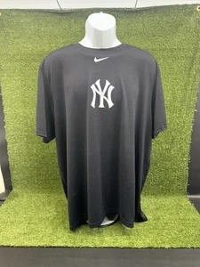 Nike Dri-Fit New York Yankees Authentic Collection MLB Shirt Men’s XL Black - Picture 1 of 5