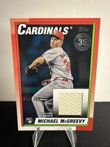 2025 Topps Series 2 Michael McGreevy Rookie 1990 Relic #90R2-MMC 037/150๐ฅ - Picture 1 of 5