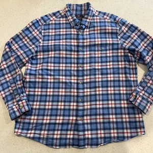 Vineyard Vines Classic Fit Herren Flanell Button Down Größe XL Blau Langarm - Bild 1 von 6