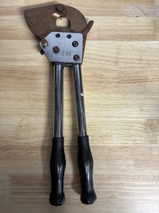 Ratchet Cable wire Cutter, Heavy Duty Hand Tool J40 Wire Cutter Up - Picture 1 of 4