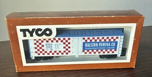 Vintage TYCO HO Scale 4554 Billboard Reefer 40’' Ralston Purina Train #355E CIB - Picture 1 of 2