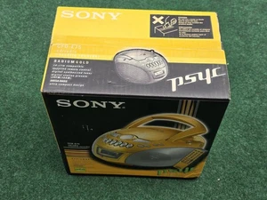 RARE VTG PSYC Sony CFD-E75 CD AM/FM Radio Cassette Boom Box FACTORY SEALED LOOK - Picture 1 of 16