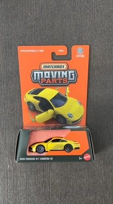 Piezas móviles Matchbox 2020 Porsche 911 Carrera 4S amarillo nuevo casi como nuevo Foto 1 de 2