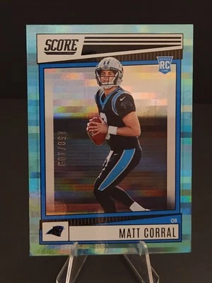 2022 Score - Rookies Matt Corral #302 Racer /199 (RC) - Image 1 of 3
