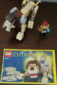 LEGO Legends of Chima Legend Beasts 70123 Lion Legend Beast w/ Instructions 2014
