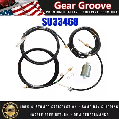 Fits 1988-1997 Chevrolet .GMC C/K Trucks GAS Tank to Engine Nylon Fuel Lines Kit Foto 1 de 4