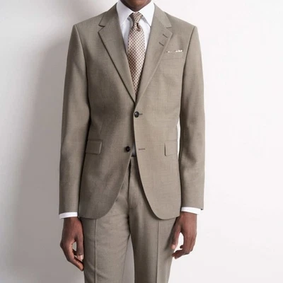 Blazer Tiger of Sweden Gris Completamente Forrado Talla 54 Hombre Abrigo Chaqueta Vestido Lana  Foto 1 de 4