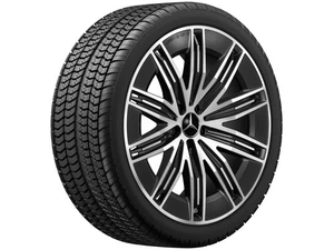 Original Mercedes-Benz AMG Winterräder 21 Zoll EQE SUV X294 Schwarz Satz - Bild 1 von 4