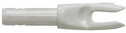 Easton "G" Nocks Large Groove, .098 White 100 Pack - Image 1 of 1
