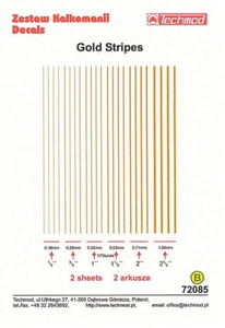 Gold Stripes - 72085 - decals - Zdjęcie 1 z 2