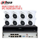 Dahua 8Ch Kit Nvr 4K 8Mp Ip Camera Ipc-Hdw2841tm-S Security Camera System Lot Us