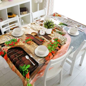 Scent Of Morning 3D Tablecloth Table cover Cloth Rectangle Wedding Party Banquet - Picture 1 of 4