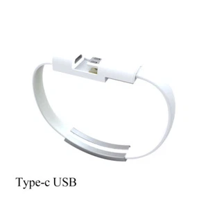 Wrist Band Bracelet USB Charger Sync Cable Phone Accessory Date USB For Iphone" - Picture 1 of 30