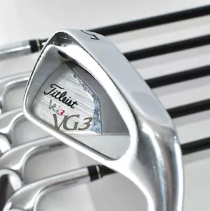 6p Titleist VG3 5-6-7-8-9-PW RH Golf Club Iron Set Fujikura Stiff i60 Shaft - Picture 1 of 21