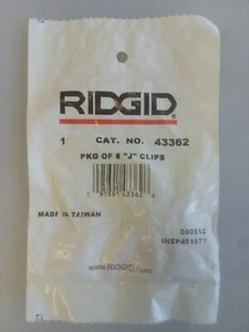 Ridgid J-Clip, Front Cover (Pack of 6) 43362 - Picture 1 of 2