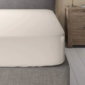 Hybrid Bamboo Cotton One Fitted Bottom Sheet Only Top Split King Deep Pocket - Picture 1 of 10