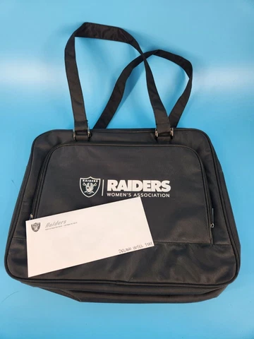 RARE Raiders Las Vegas Oakland NFL Women's Association Padded Laptop Bag Cover
