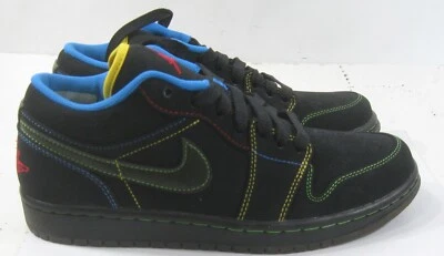 338146 003 Jordan 1 Phat Bajo Olímpico Negro Multicolor Hombre Talla 7.5 Foto 1 de 4