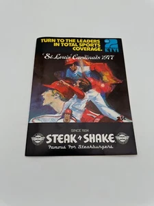 1977 St Louis Cardinals Chicago Cubs Baseball Scorecard Greg Gross v Dierker - Picture 1 of 2