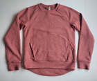 Pull texturé Lululemon Catch A Moment Crew Heathered So Merlot taille 4