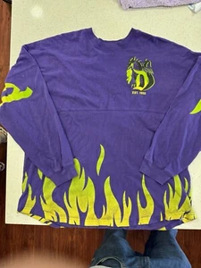 Disneyland Spirit Jersey Maleficent Dragon Flame Adult Size XXL 2x - Picture 1 of 18