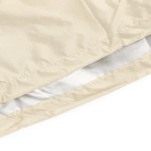 New (Beige)86x48x79cm Party Cooler Cart Cover Outdoor Cold Drink Cart Protective - Picture 1 of 13