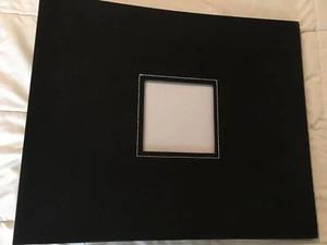 Sammelalbum Fotoalbum schwarz D-Ring 3 Ringe 12x12 und Seitenschutz Scrapbooking - Bild 1 von 4