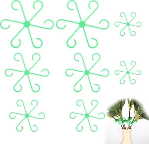 8 Pcs Plant Support Stakes 4Sizes Indoor Outdoor Flower Stem Holder Climbing Aid - Picture 1 of 12
