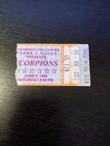 Billet de concert SCORPIONS 1984 Stub RI