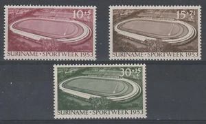 Surinam 1953 #B55-57 Opening New Stadium, Paramaribo - MNH - Picture 1 of 4