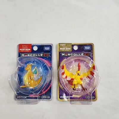Moncolle EX 31 Dragonite & 59 Moltres Takara Tomy Pokemon Action Figure New Lot - Image 1 of 4
