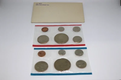1976 US Mint Uncirculated Coin Set With Original Envelope - Image 1 of 4