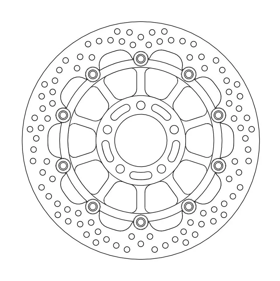Disque de frein flottant série Halo MOTO-MASTER 290 mm 113125 - Photo 1/1