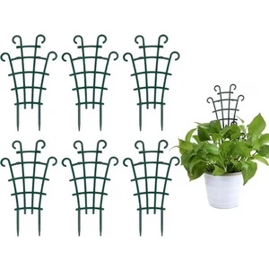 6 PIEZAS Soportes de Flores para Escalada de Jardín Balcón Hiedra Escalada Enrejado Herramientas de Jardinería\ - Imagen 1 de 12