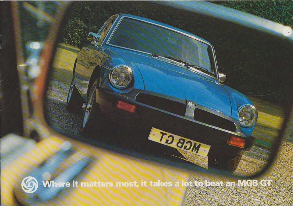 MG MGB GT Original UK Sales Brochure 1976-77 Rubber bumper - Image 1 of 1