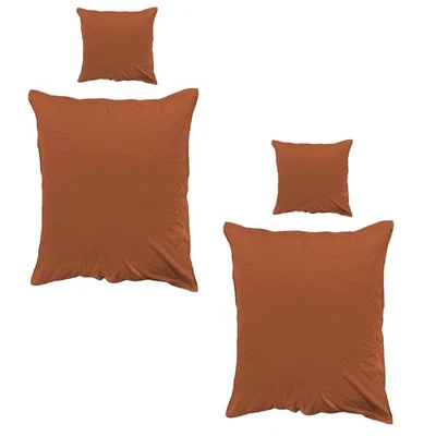 4-tlg BIO kbA. Bettwäsche Set 155x220+80x80 Terra Bettbezug Kissenbezug Garnitur - Bild 1 von 4