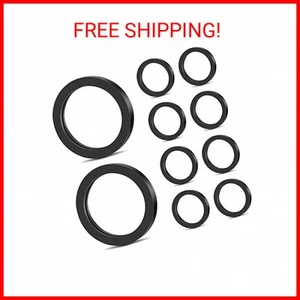 10 Pieces Replacement Gas Gaskets Gas Can Spout Gaskets Fuel Washer Seals Rubber - Picture 1 of 1
