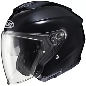 HJC i30 Motorcycle Helmet Black XXL 2XL Open Face Sun Shield Visor I-30 DOT USA - Picture 1 of 4