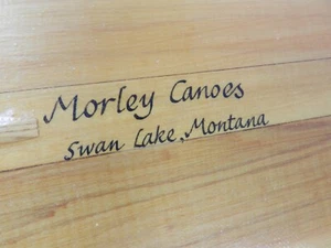 Morley Canoe Paddle Swan Lake Montana Hand Made Custom Wood  - 64" x 8" D221 - Picture 1 of 8