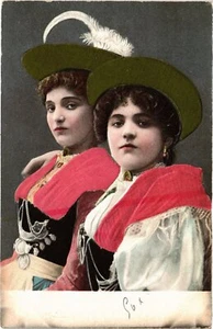 PC FOLKLORE MIT SEIDENSTICKEREI GEPRÄGT (a44860) - Bild 1 von 2