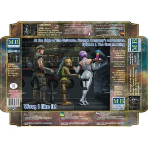 MASTER BOX MB24031 Kit Figurine Scala 1:24 Le avventure di Strange Company. Episodio I - Foto 1 di 22