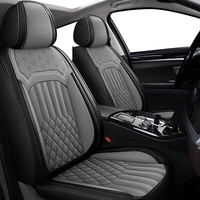 Breatahble Car Front Row Seat Covers Faux Leather Pad For Pontiac VIBE 2003-2010 Foto 1 de 4