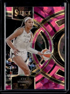 2024 Panini Select WNBA #158 A'ja Wilson Premier Pink Ice Prizm - Picture 1 of 2