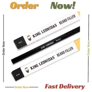 King Leonidas Beard Pencil Filler for Men Black, Water-Resistant Beard Liner Pen - Picture 1 of 8