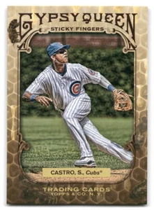 Starlin Castro 2011 Topps Gypsy Queen béisbol #SF4 Chicago Cubs dedos pegajosos - Imagen 1 de 2