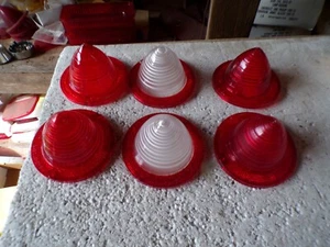 A set of 1961 Chevy Impala tail light lenses H-2 - Picture 1 of 2