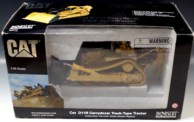 CAT D11R CARRYDOZER TRACK-TYPE TRACTOR NORSCOT MODELS DIE-CAST 1/50 SCALE NIB - Image 1 of 4
